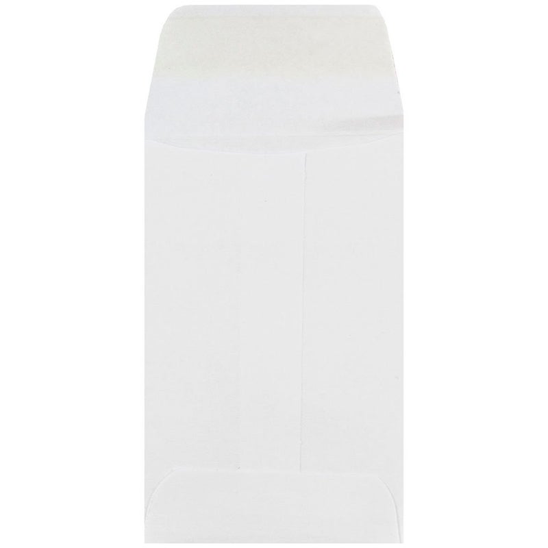 JAM Paper أظرف الأعمال النقدية من JAM PAPER #1 - 2 1/4 x 3 1/2 - بيضاء - 50/عبوة - Image 2